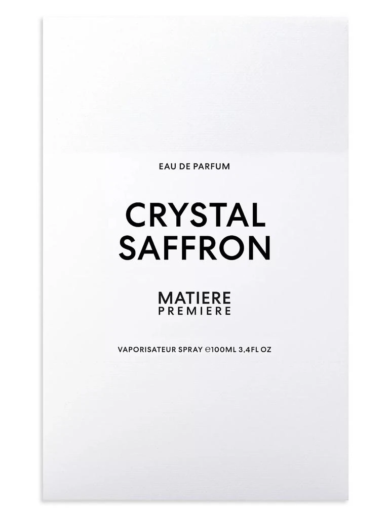 商品Matiere Premiere|Crystal Saffron Eau de Parfum,价格¥1649,第2张图片详细描述