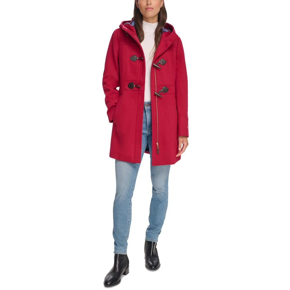 商品Tommy Hilfiger|Women's Hooded Toggle Walker Coat, Created for Macy's,价格¥1401,第5张图片详细描述