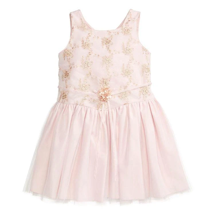 商品Marmellata|Embroidered Drop-Waist Dress, Little Girls (4-6X),价格¥148,第1张图片