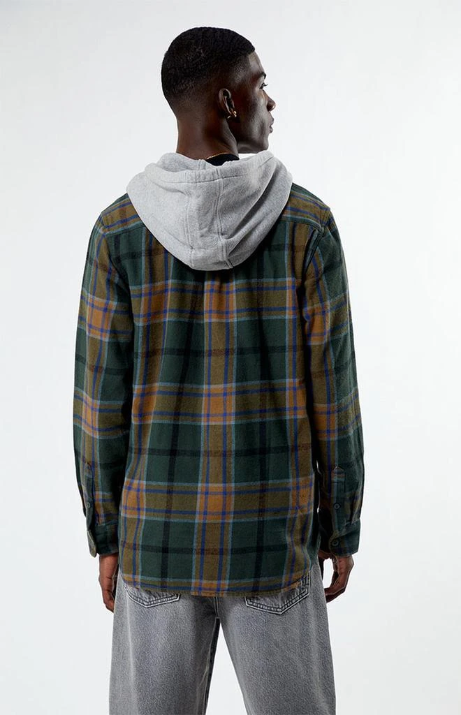 商品Vans|Lopes Hooded Flannel Shirt,价格¥458,第4张图片详细描述