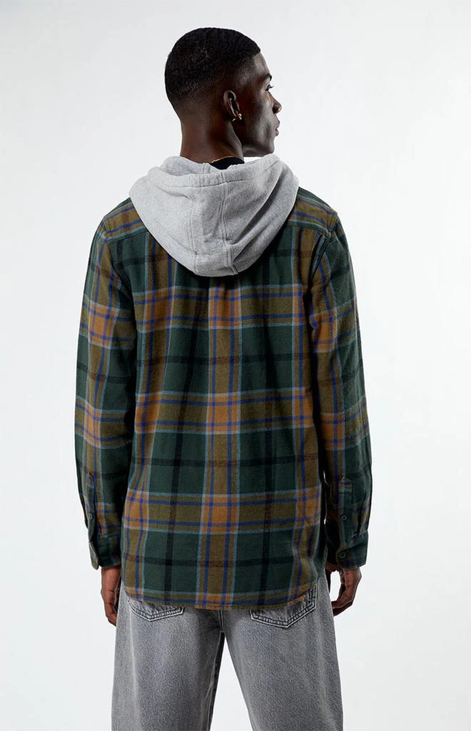 商品Vans|Lopes Hooded Flannel Shirt,价格¥355,第4张图片详细描述