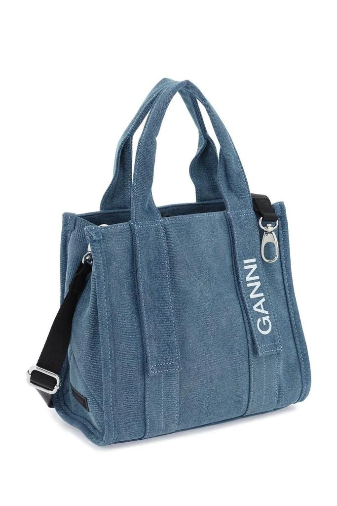 商品Ganni|Denim tote bag,价格¥983,第3张图片详细描述