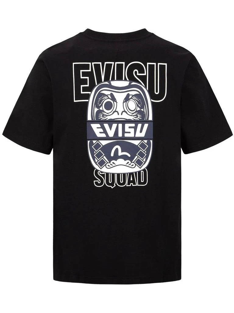 商品Evisu|Evisu Black Cotton T-shirt,价格¥1124,第2张图片详细描述