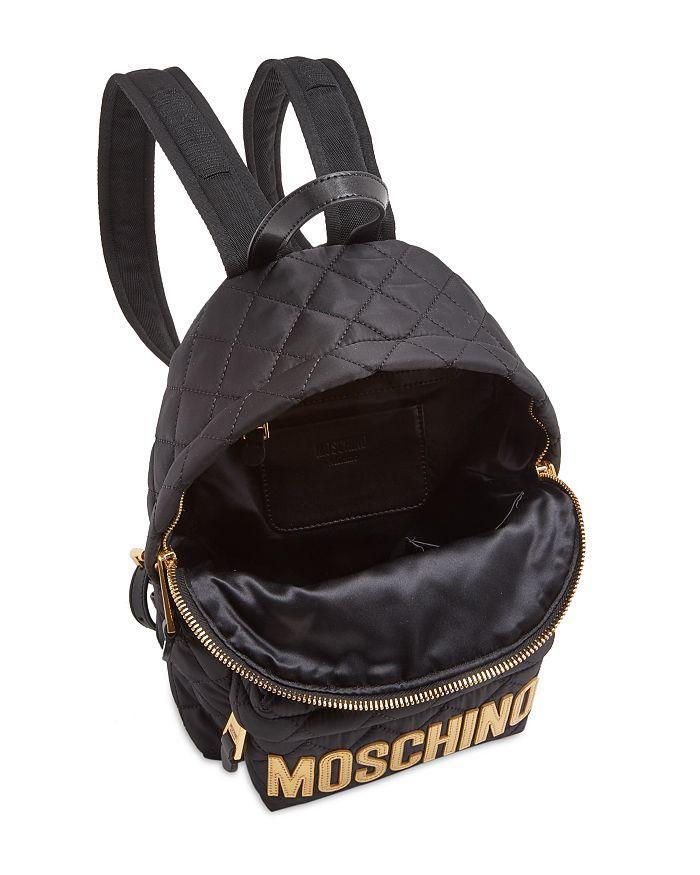 商品Moschino|Quilted Nylon Backpack,价格¥4829,第5张图片详细描述