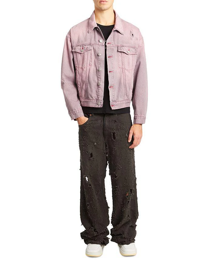 商品MM6|Cotton Ripped Denim Jacket,价格¥1819,第2张图片详细描述