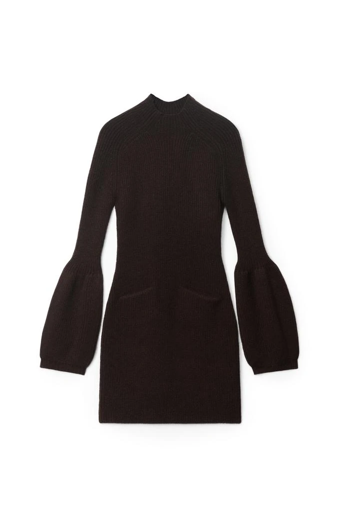 商品Alexander Wang|LONG-SLEEVE MINI DRESS IN CASHMERE WOOL,价格¥2447,第1张图片