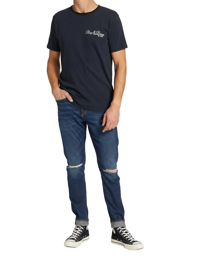 商品Rag & Bone|Fit 1 Aero Stretch Distressed Jeans,价格¥1140,第4张图片详细描述