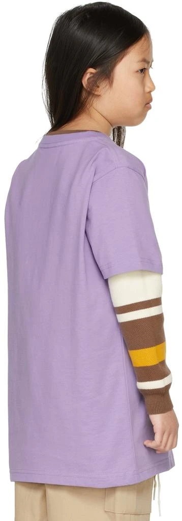 商品Drew House|SSENSE Exclusive Kids Purple Painted Mascot T-Shirt,价格¥511,第3张图片详细描述