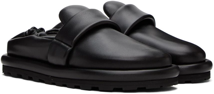 商品Jil Sander|Black Strap Sabot Loafers,价格¥9295,第4张图片详细描述