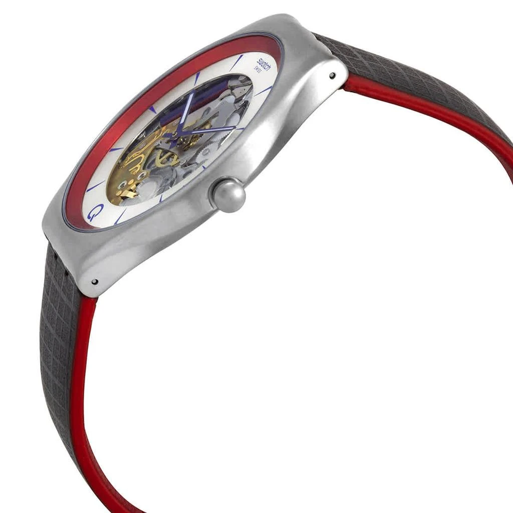 商品Swatch|Swatch 2Q Quartz Silver and Red Dial Unisex Watch SS07Z102,价格¥1177,第2张图片详细描述