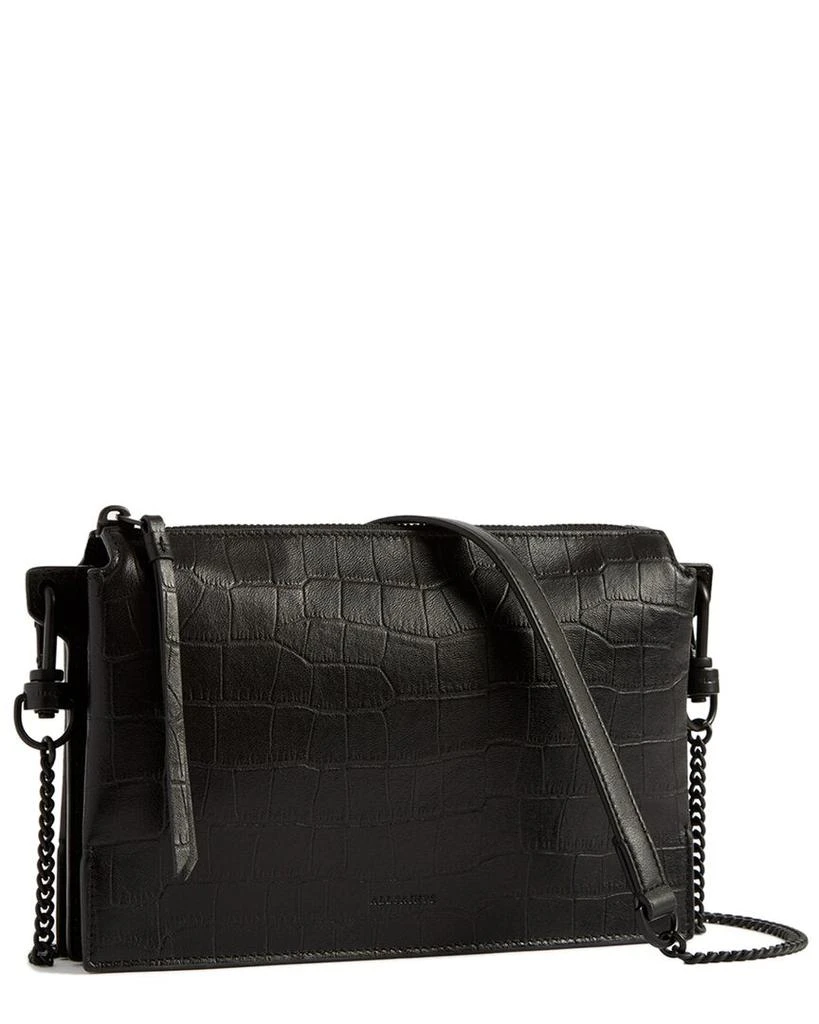 商品ALL SAINTS|AllSaints Fletcher Croc-Embossed Leather Crossbody,价格¥1192,第1张图片