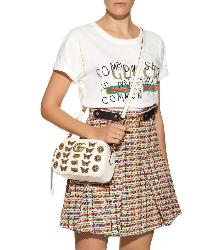 商品Gucci|Marmont Bug Matelassé Shoulder Bag,价格¥13779,第2张图片详细描述