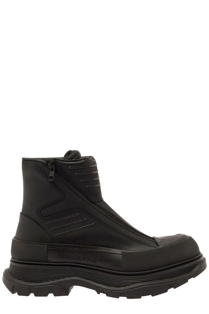 商品Alexander McQueen|Alexander McQueen Round-Toe Boots,价格¥4277,第1张图片