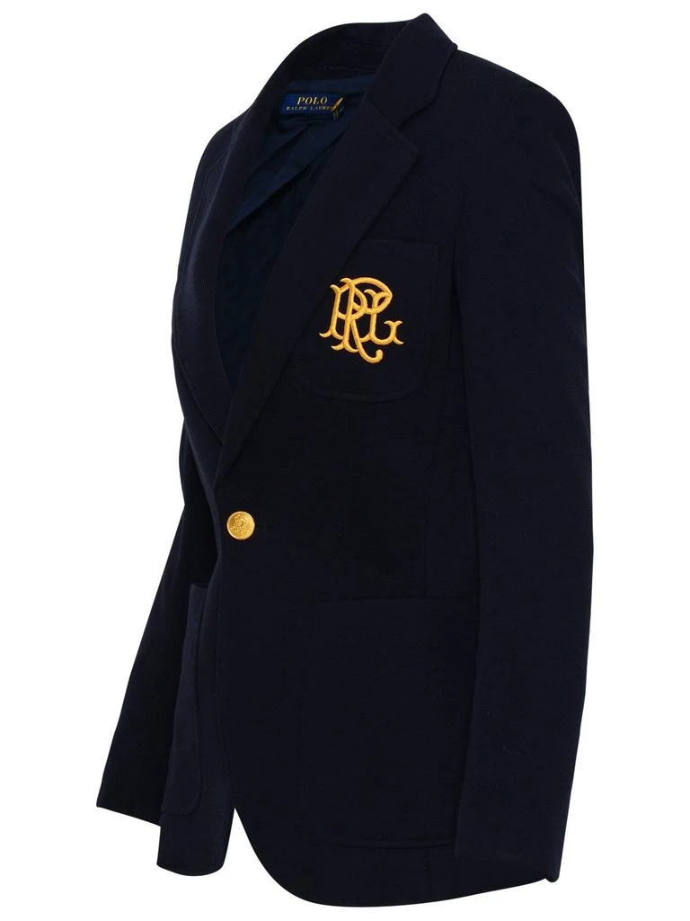 商品Ralph Lauren|Polo Ralph Lauren Logo Embroidered Long Sleeved Blazer,价格¥2618-¥2772,第3张图片详细描述