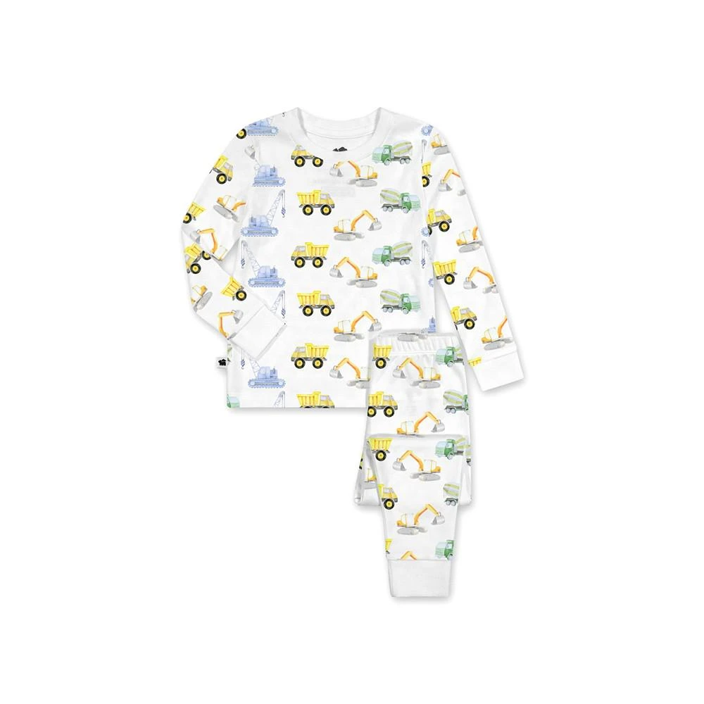 商品Paper Cape|Toddler|Child Boys Pima Cotton, Two Piece Pajama Set,价格¥412,第1张图片