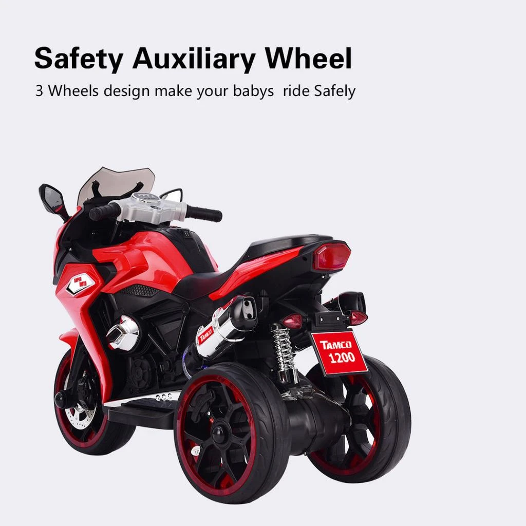 商品Simplie Fun|TAMCO 12V Kids Electric motorcycle,价格¥3070,第1张图片