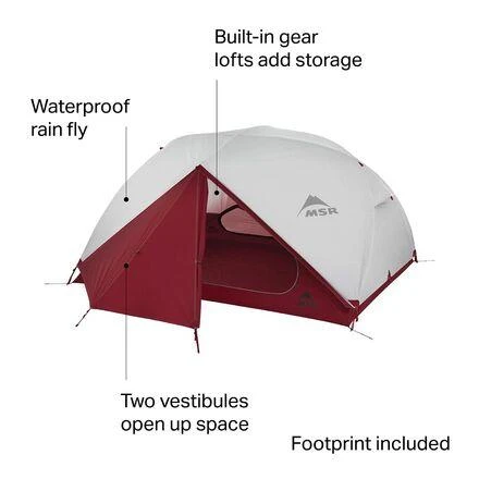 商品MSR|Elixir Tent: 3-Person 3 Season,价格¥1879,第4张图片详细描述