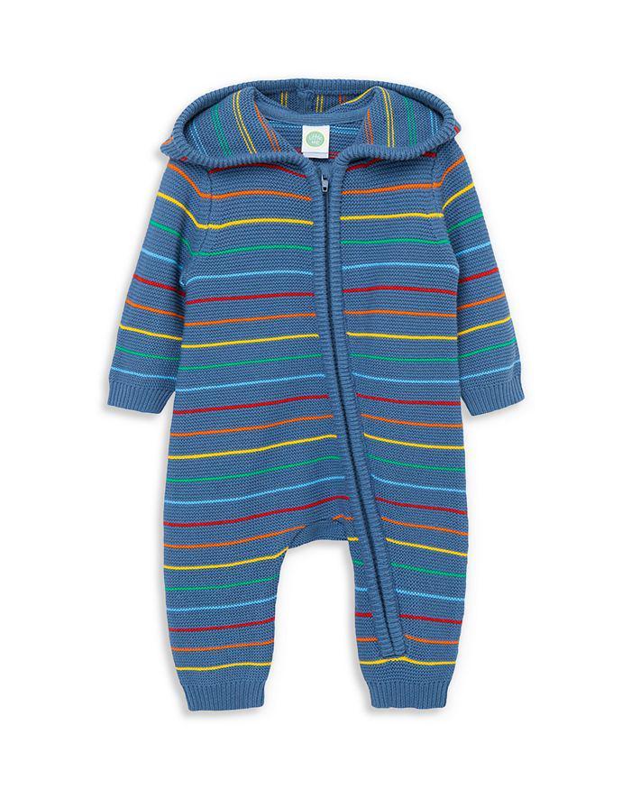 商品Little Me|Boys' Hooded Striped Cotton Sweater Coverall - Baby,价格¥428,第3张图片详细描述