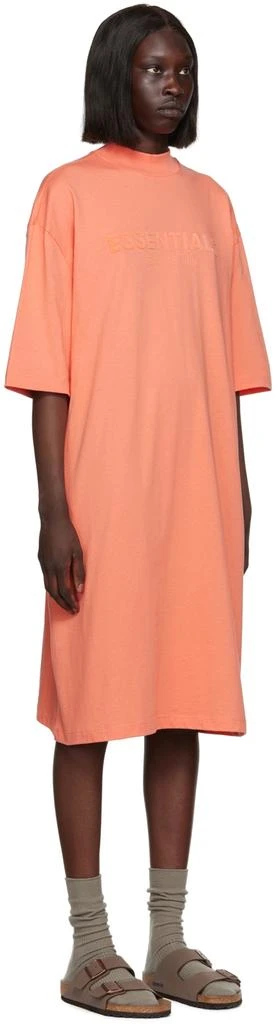 商品Essentials|Pink Short Sleeve Midi Dress,价格¥206,第2张图片详细描述