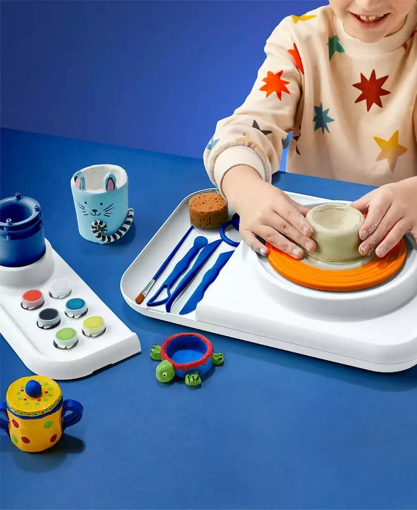 商品Geoffrey's Toy Box|Motorized Pottery Wheel Clay Art Studio Set,价格¥527,第2张图片详细描述