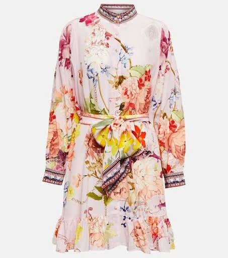 商品Camilla|Floral silk minidress,价格¥3861,第1张图片