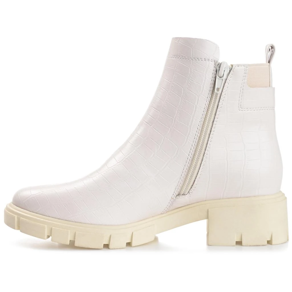 商品Journee Collection|Womens Jeeva Inside Zip Block Heel Booties,价格¥385,第2张图片详细描述