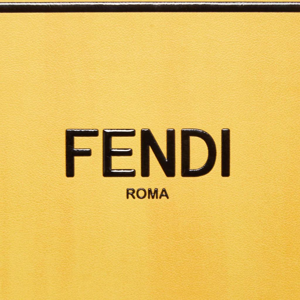 商品Fendi|Fendi Yellow Leather Horizontal Box Crossbody Bag,价格¥7961,第5张图片详细描述