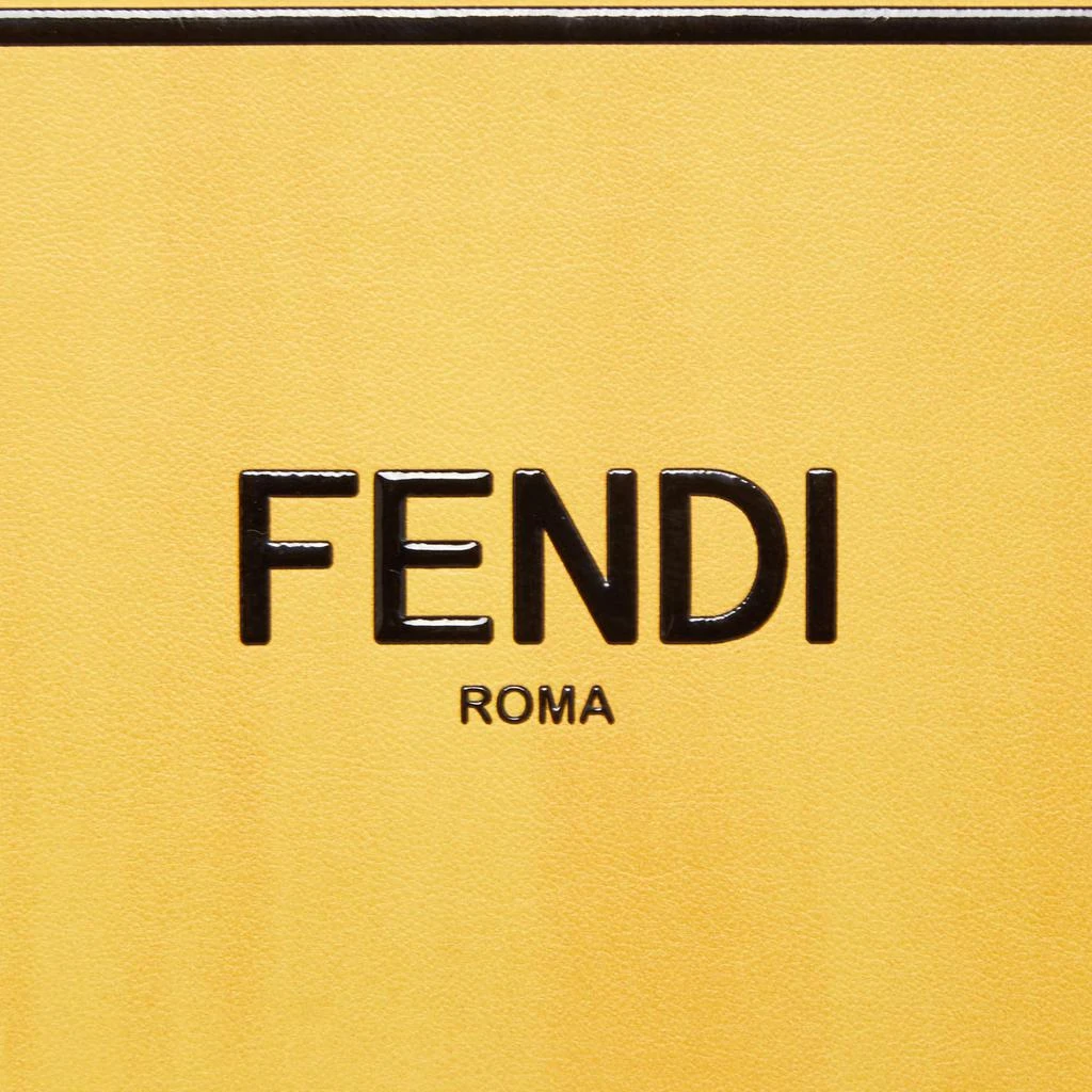 商品Fendi|Fendi Yellow Leather Horizontal Box Crossbody Bag,价格¥8160,第5张图片详细描述