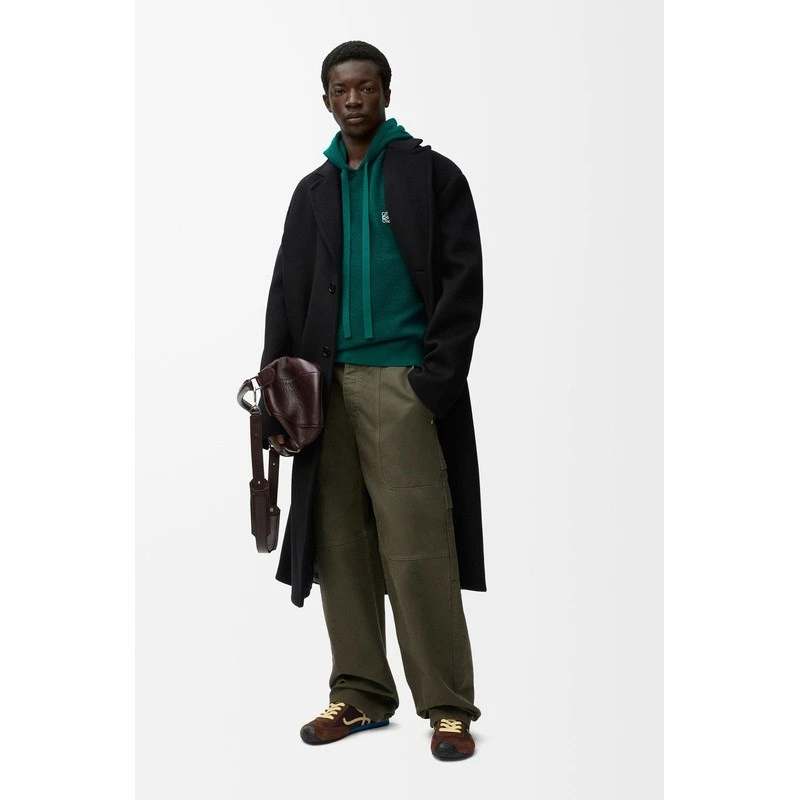 商品Loewe|【预售3-5天】LOEWE/罗意威 男士深绿色羊毛卫衣,价格¥11606,第4张图片详细描述