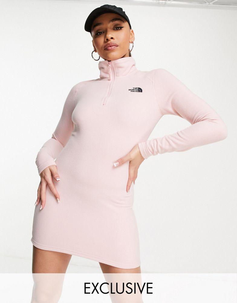 The North Face Glacier fleece dress in pink Exclusive at ASOS商品第1张图片规格展示