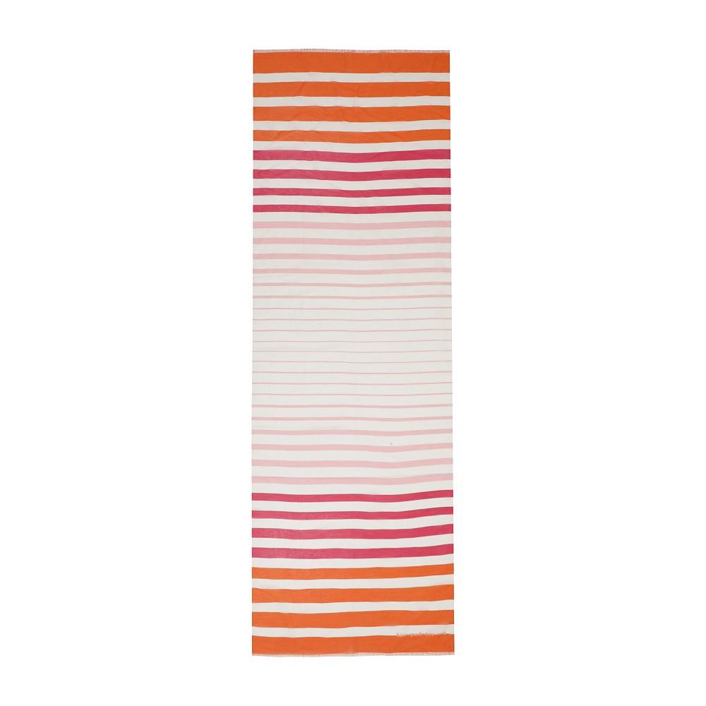 Women's Degrade Stripe Oblong scarf商品第2张图片规格展示