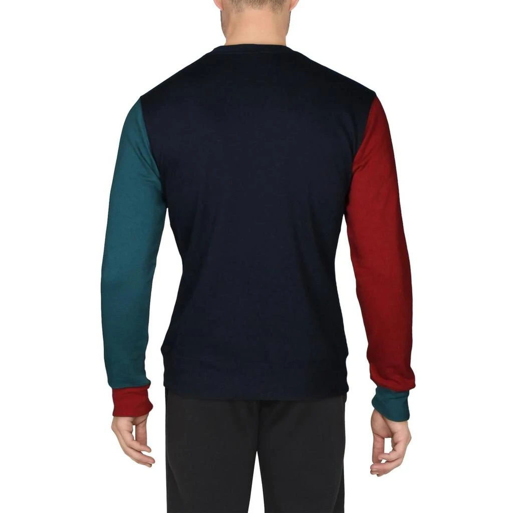 商品K-Swiss|K-Swiss Men's Colorblock Fleece Lined Activewear Lifestyle Crewneck Sweatshirt,价格¥59,第3张图片详细描述