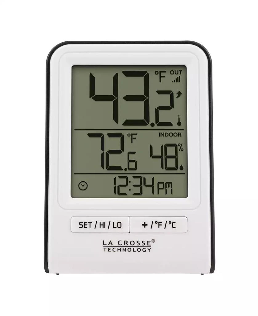 商品La Crosse Technology|308-1409WT Wireless Temperature Station with Time,价格¥217,第1张图片