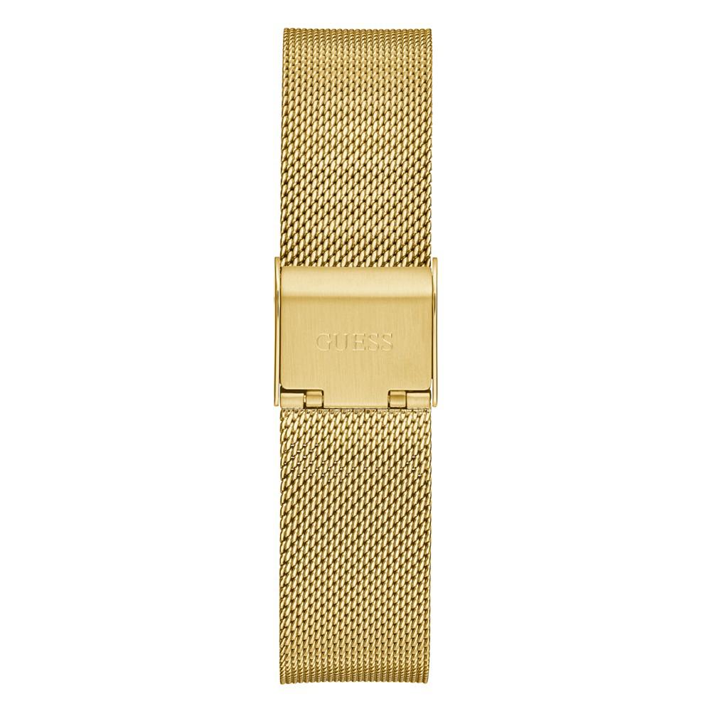 Women's Glitz Gold-tone Stainless Steel Mesh Watch 36mm商品第4张图片规格展示
