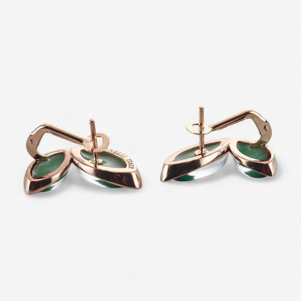 商品Tavanti|Tavanti Les Papillons 18K Yellow Gold Diamond, Green Aventurine & Rock Crystal Earrings JF-75-1110F-2,价格¥28272,第3张图片详细描述