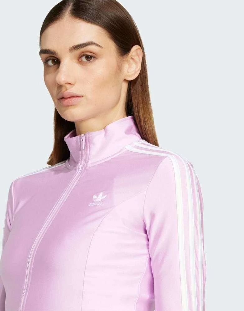 商品Adidas|adidas Originals Adicolor 3-stripes slim track top in light orchid,价格¥310,第4张图片详细描述