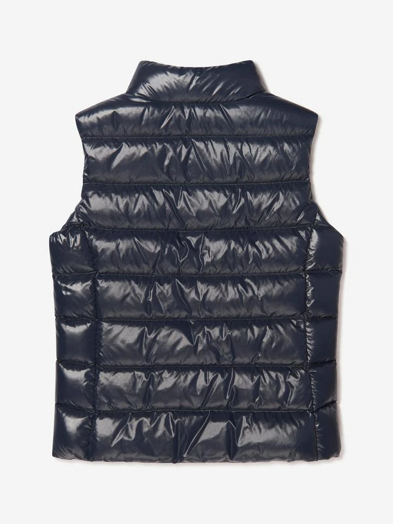 商品Moncler|Moncler Enfant Girls Down Padded Ghany Gilet in Navy,价格¥3520,第2张图片详细描述