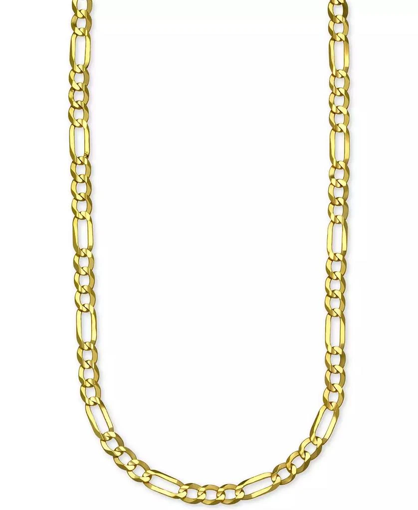 商品Italian Gold|Figaro Link 28" Chain Necklace (4mm) in Solid 14k Gold,价格¥5235,第1张图片