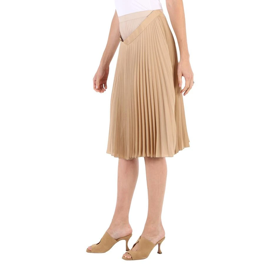 商品Burberry|Ladies Sandbank Layered Pleated Skirt,价格¥1832,第3张图片详细描述