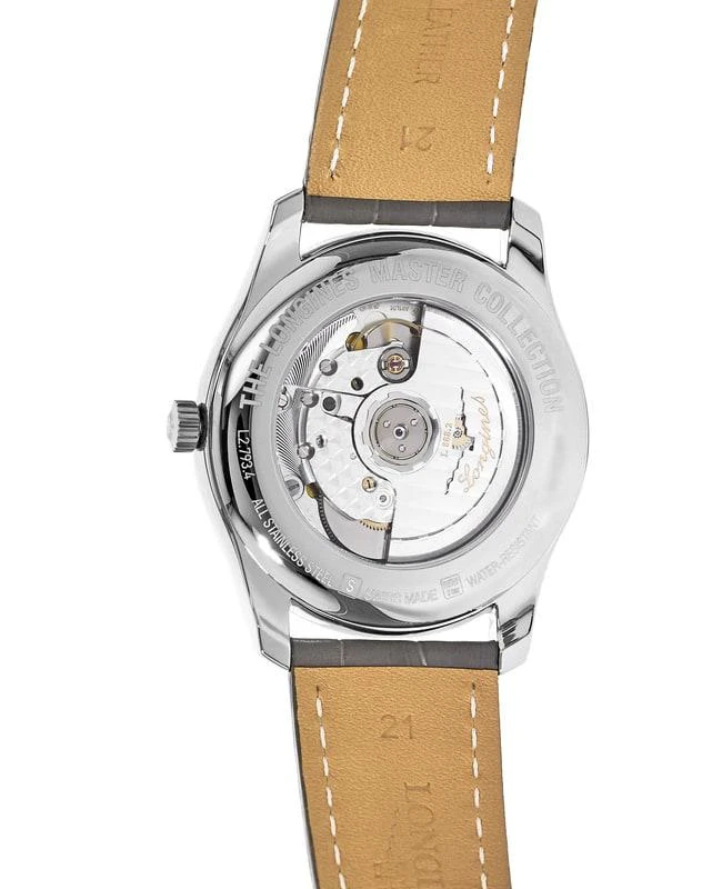 商品Longines|Longines Master Collection Automatic 40mm Grey Dial Grey Leather Men's Watch L2.793.4.71.3,价格¥11952,第3张图片详细描述