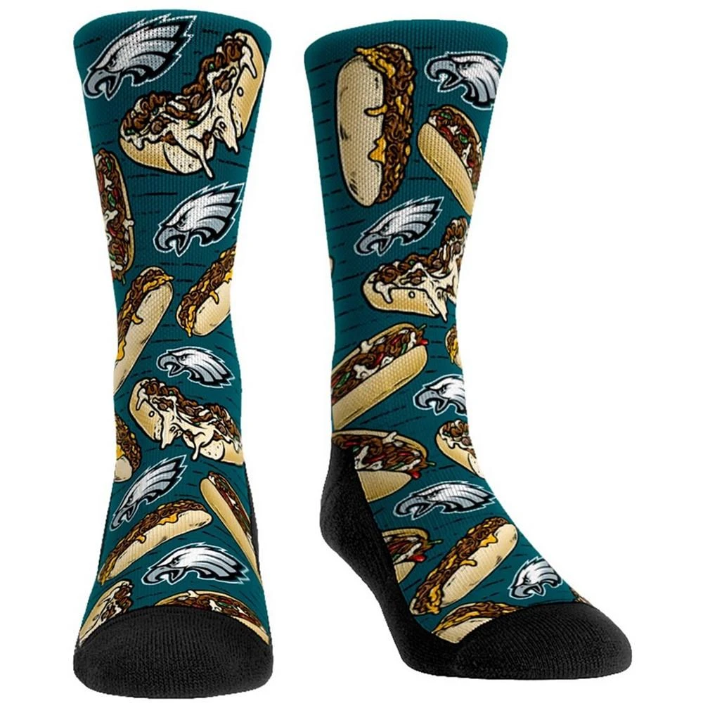 商品Rock 'Em|Youth Boys and Girls Philadelphia Eagles Localized Food Multi Crew Socks,价格¥135,第1张图片