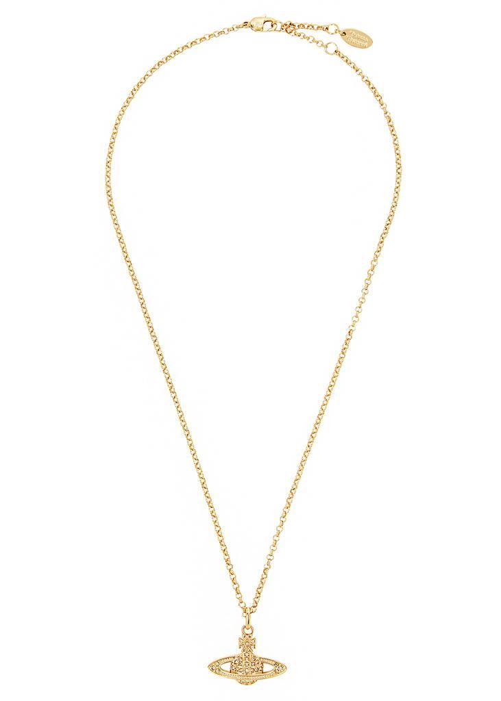商品Vivienne Westwood|Mini Bas Relief gold-tone orb necklace,价格¥891,第1张图片