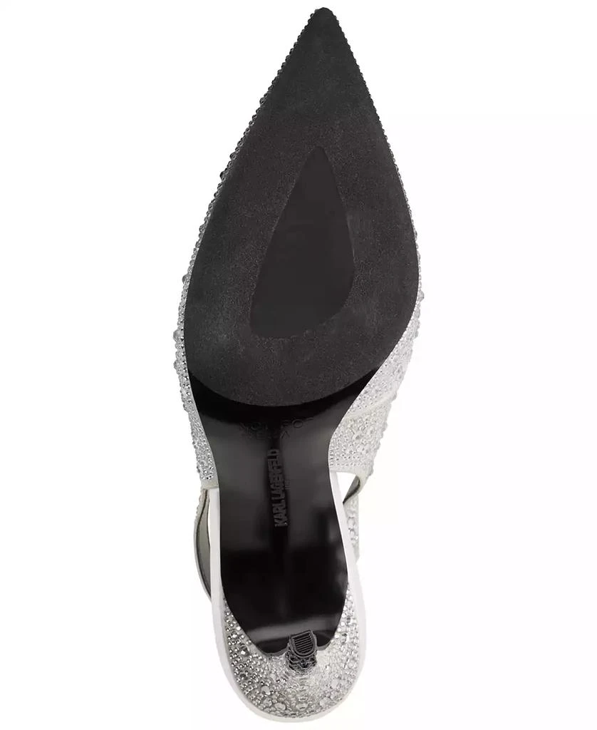 商品Karl Lagerfeld Paris|Women's Slip-On Pointed-Toe Slingback Pumps,价格¥1121,第5张图片详细描述