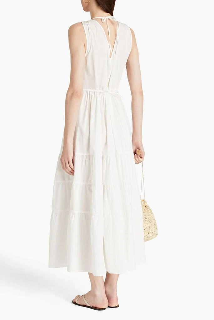 商品Seafolly|Gathered cotton-poplin midi dress,价格¥341,第3张图片详细描述