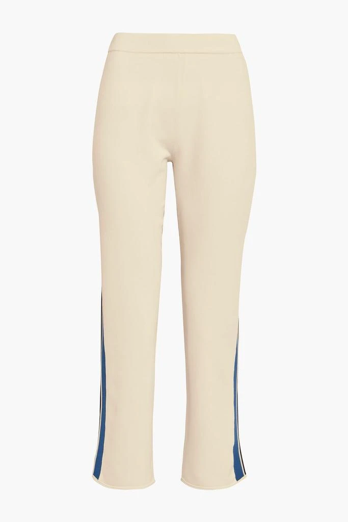 商品Theory|Cropped striped ponte track pants,价格¥342,第1张图片