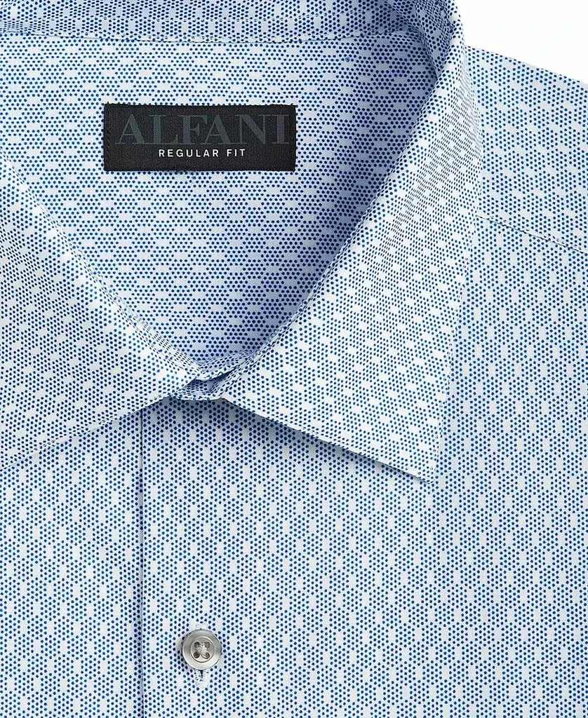 商品Alfani|Men's Regular Fit Stain Resistant Honeycomb Dress Shirt, Created for Macy's,价格¥149,第5张图片详细描述