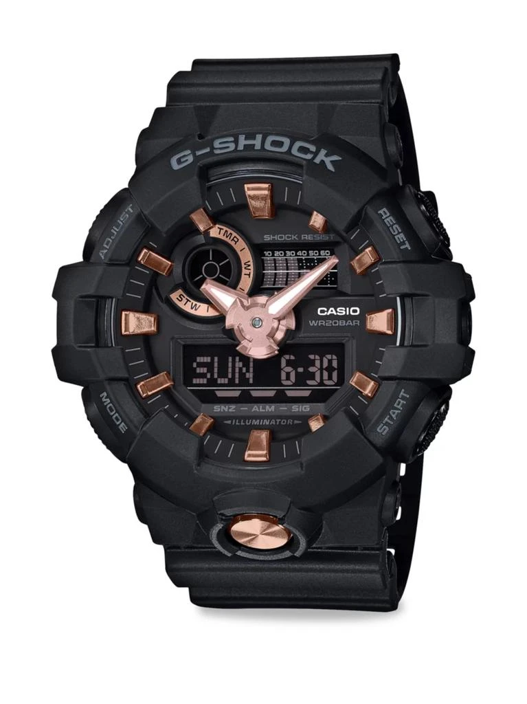 商品G-Shock|GA710 Analog and Digital Strap 腕表,价格¥978,第1张图片