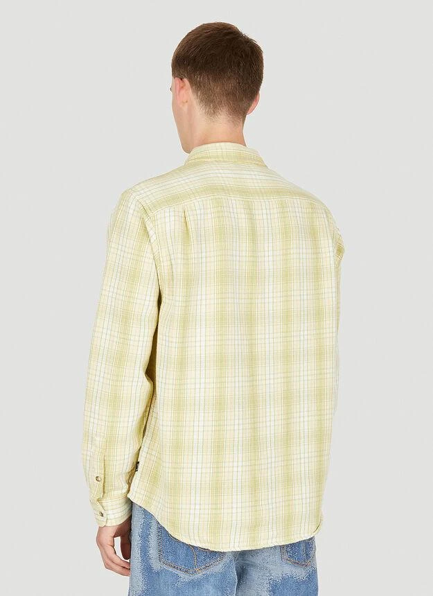 商品STUSSY|Beach Plaid Shirt in Green,价格¥733,第4张图片详细描述