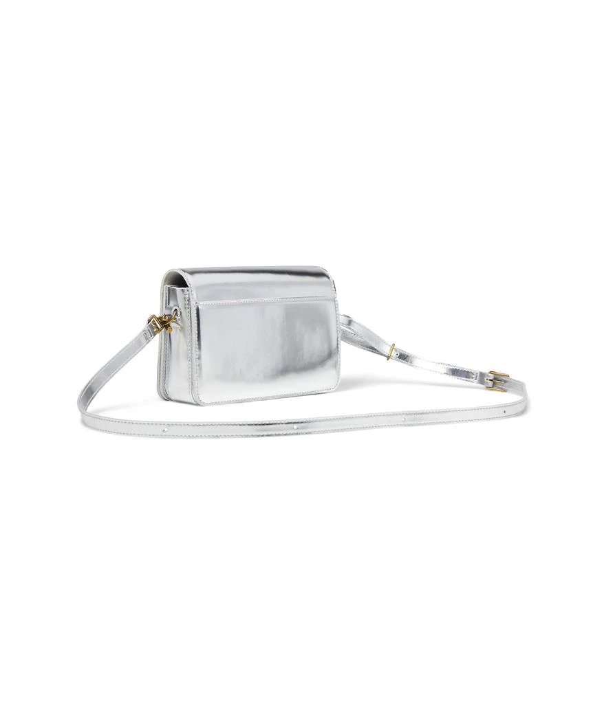 商品Madewell|The Toggle Flap Crossbody Bag in Specchio Leather,价格¥833,第2张图片详细描述