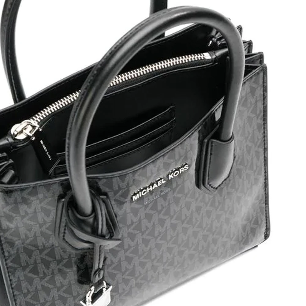 Michael Kors 迈克高仕 女士单肩包斜挎包 30H8SM9M8B-BLACKSILVER 商品